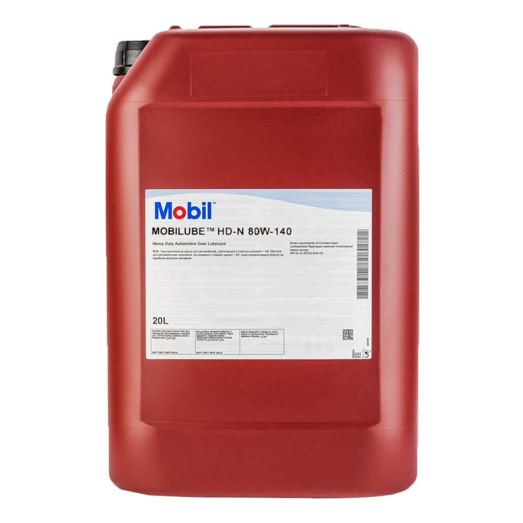 Трансмиссионное масло MOBIL Mobilube HD-N GL-5 80W-140 20 л 141699 - zapix