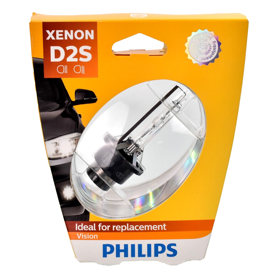 Автолампа ксенонова PHILIPS Vision D2S P32d-2 35W 85V прозора 85122VIS1 - zapix