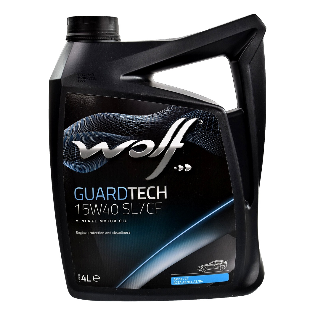 Моторна олива WOLF Guardtech SL/CF 15W-40 4 л (8300219) - zapix