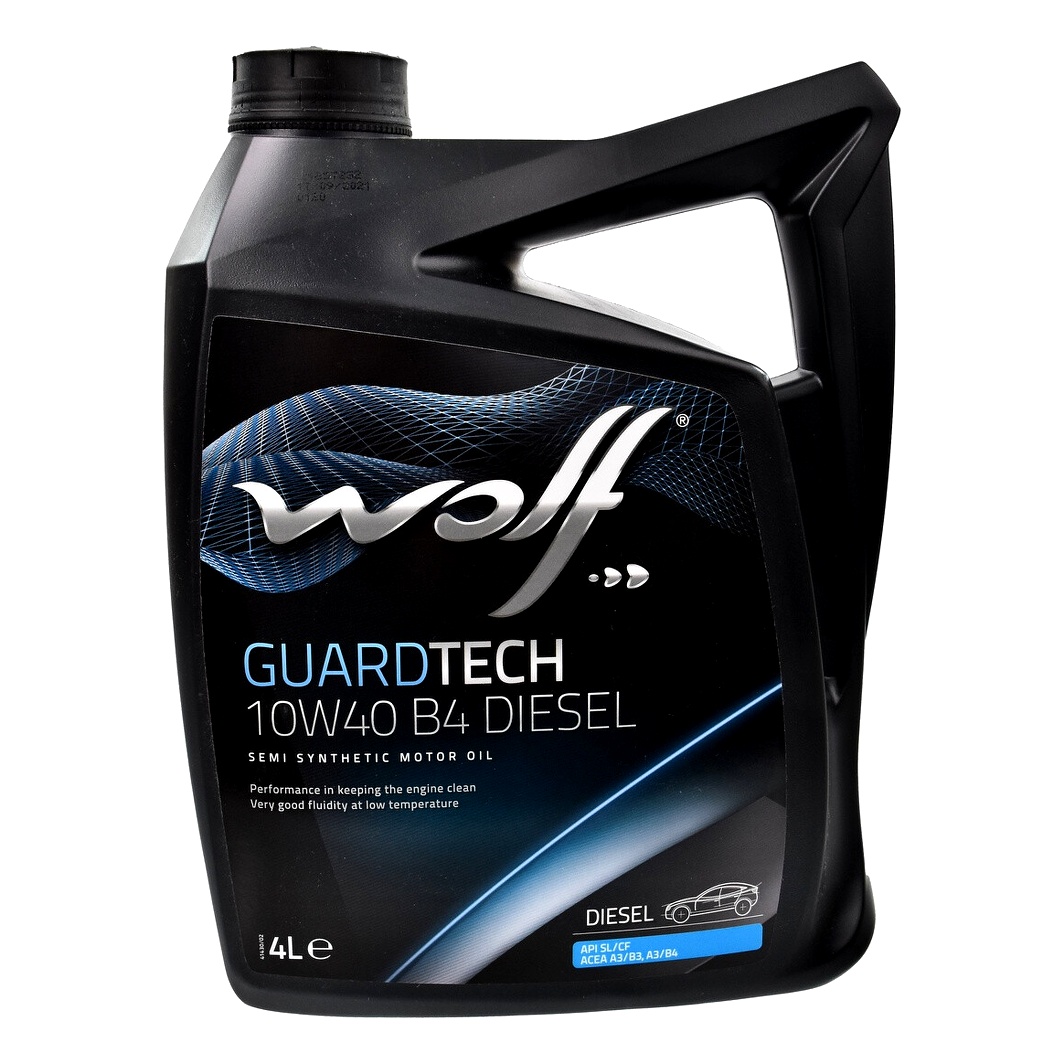 Моторное масло WOLF Guardtech B4 Diesel 10W-40 4 л (8303715) - zapix