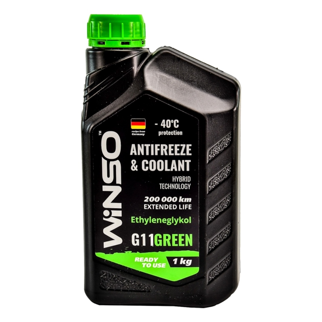 Готовий антифриз WINSO зелений G11 -40 °C 1 л (880960) - zapix
