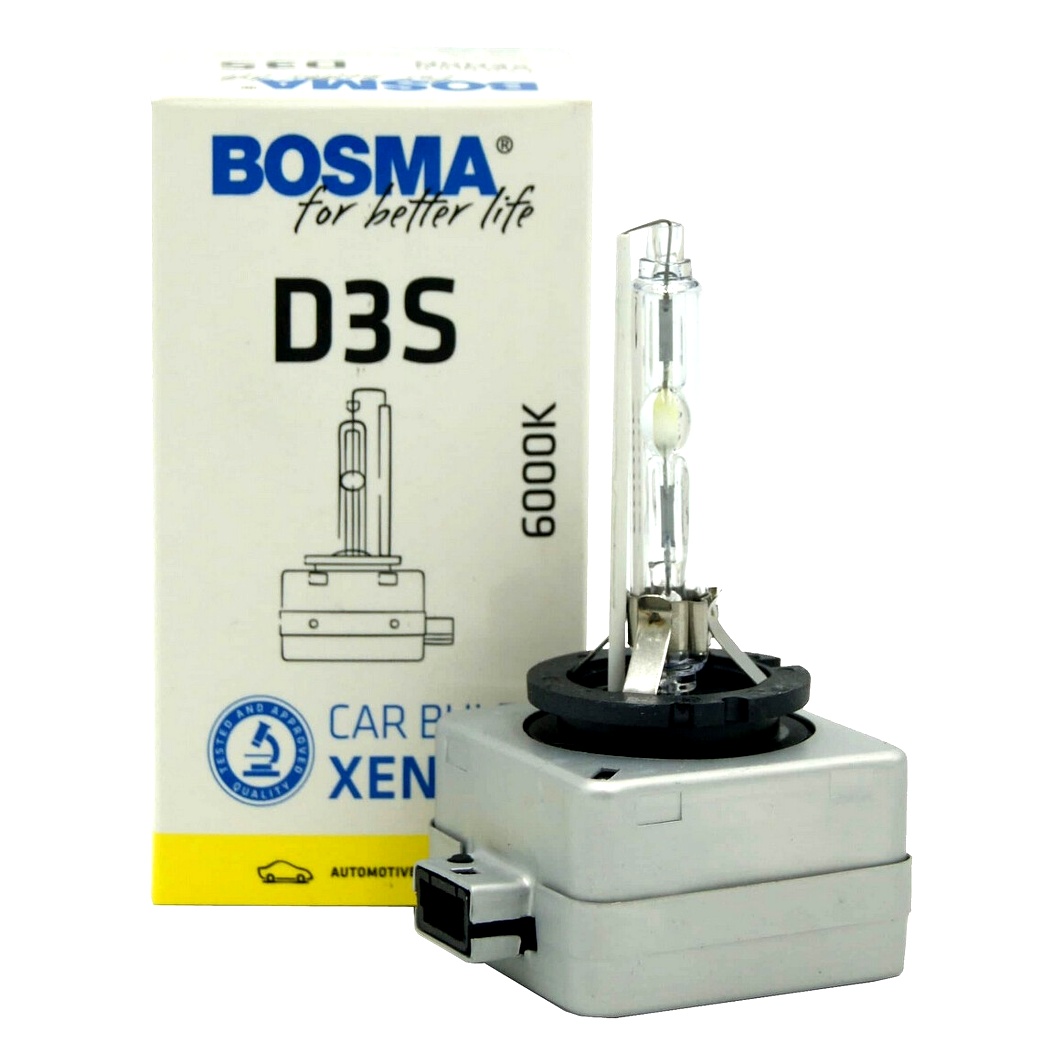 Автолампа ксеноновая BOSMA D3S PK32d-5 35W 42V прозрачная 9525 - zapix
