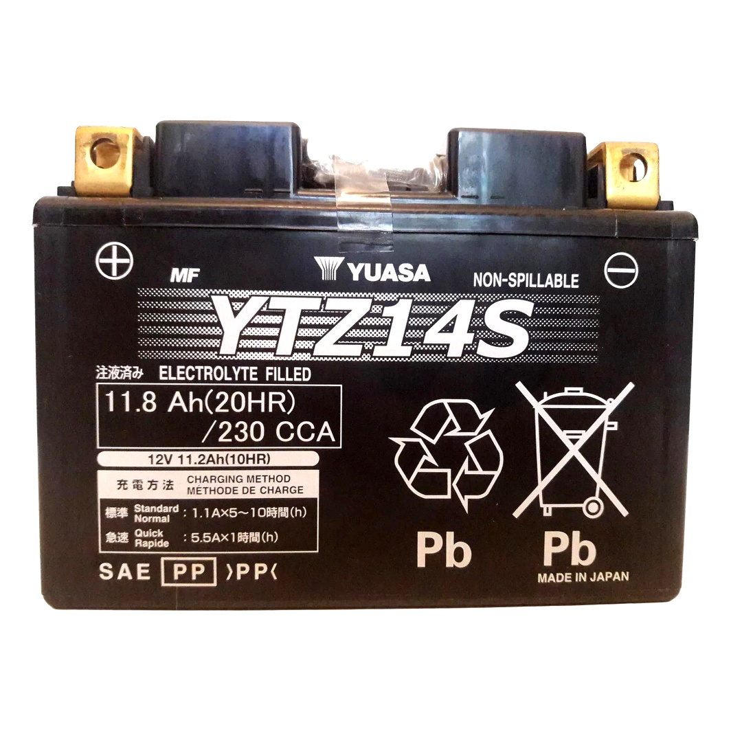 Акумулятор YUASA 12V 11.8Ah 230A L+ YTZ14S - zapix