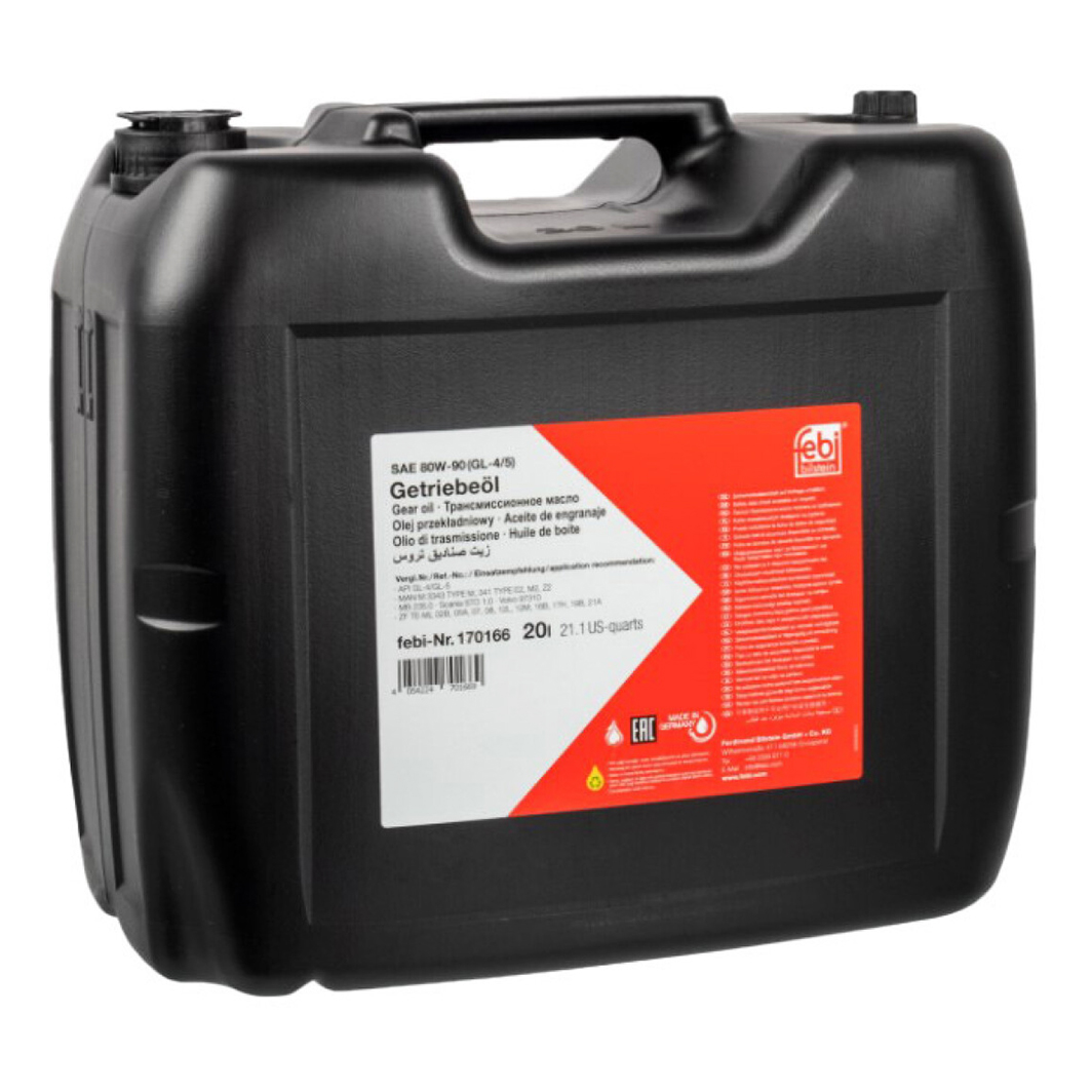 Трансмиссионное масло FEBI BILSTEIN GL-4 / 5 80W-90 20 л 170166 - zapix