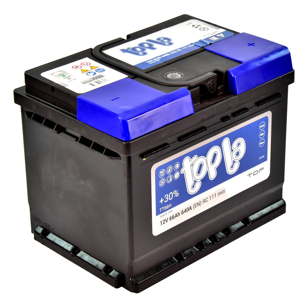 Акумулятор TOPLA Top 12V 66Ah 640A R+ 118666 - zapix