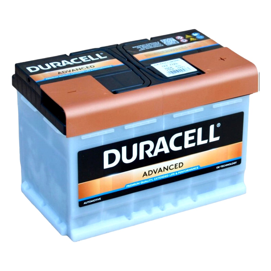 Акумулятор DURACELL Advanced 12V 77Ah 700A R+ 00134986 - zapix
