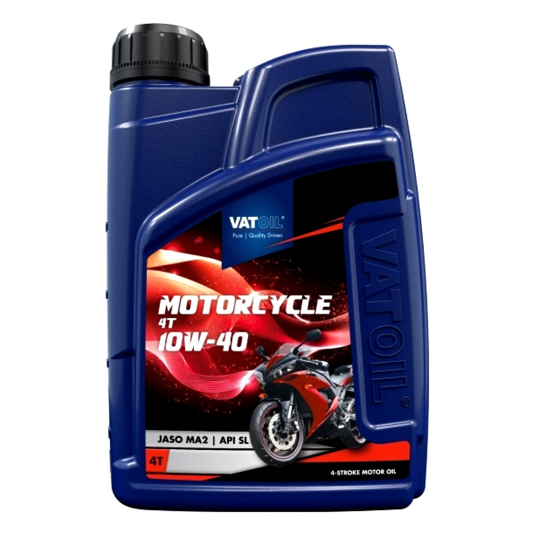 Моторное масло VATOIL Motorcycle 4T 10W-40 полусинтетическое 1 л 50237 - zapix