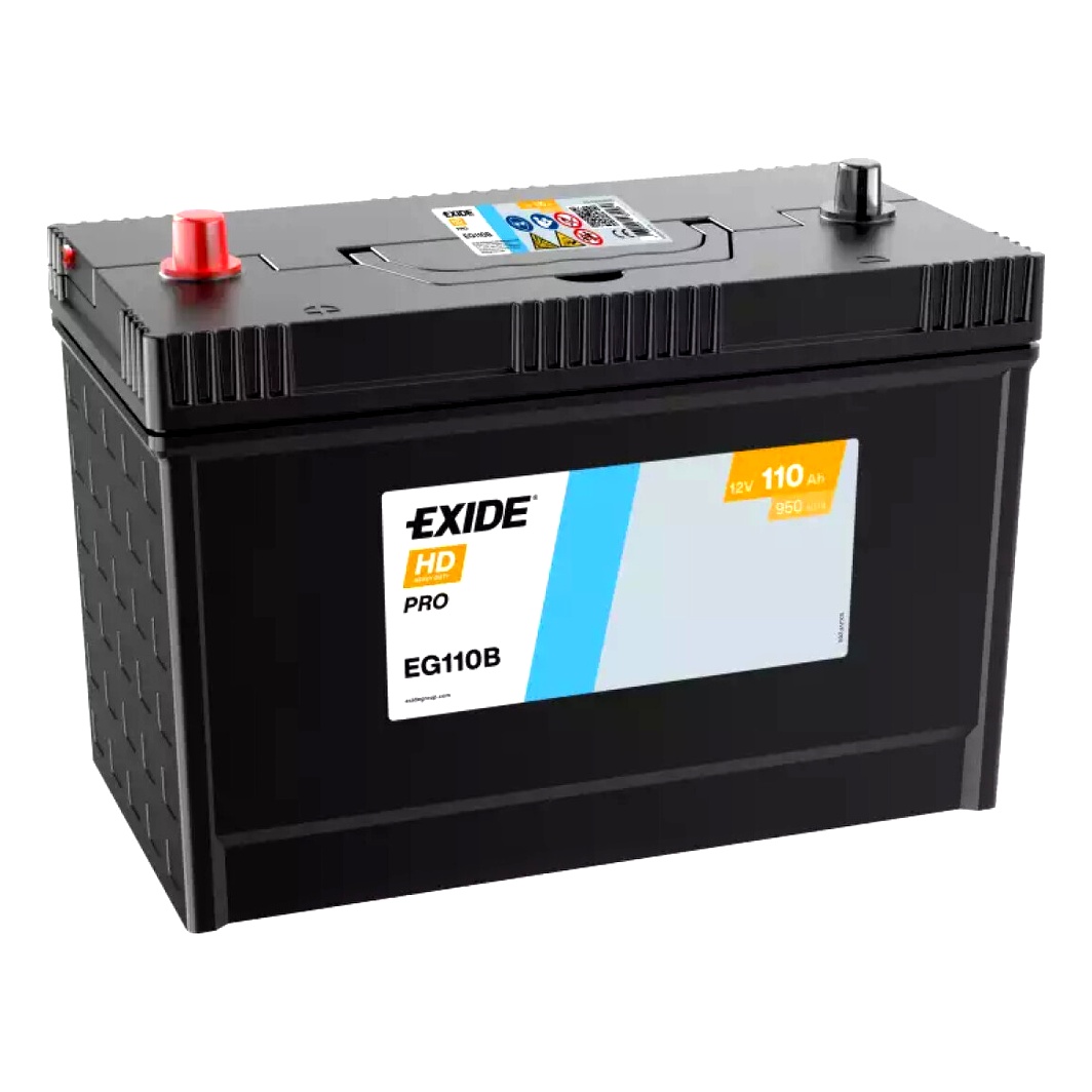 Акумулятор EXIDE HD Pro 12V 110Ah 950A L+ EG110B - zapix