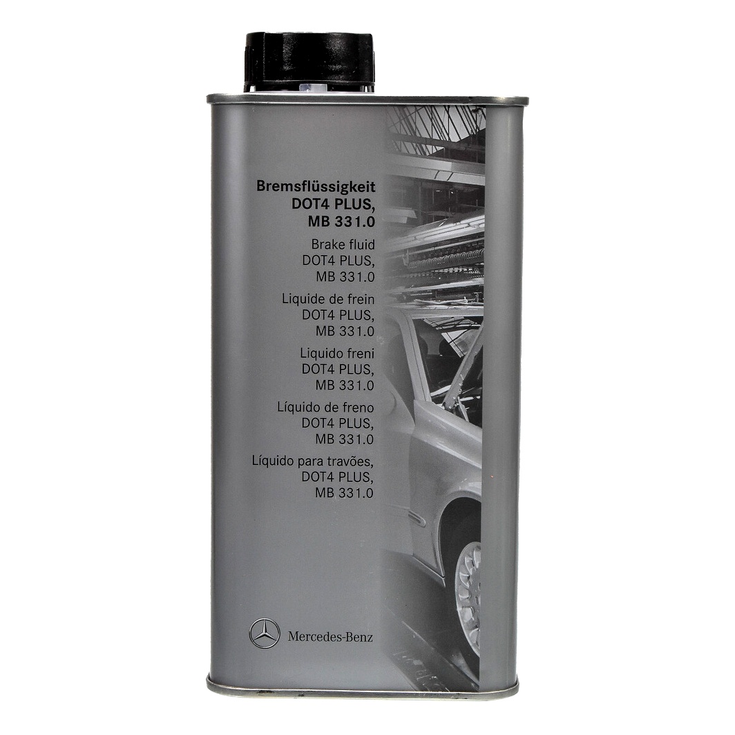 Гальмівна рідина MERCEDES-BENZ / SMART DOT 4+ Brake Fluid метал 1 л A000989560511 - zapix