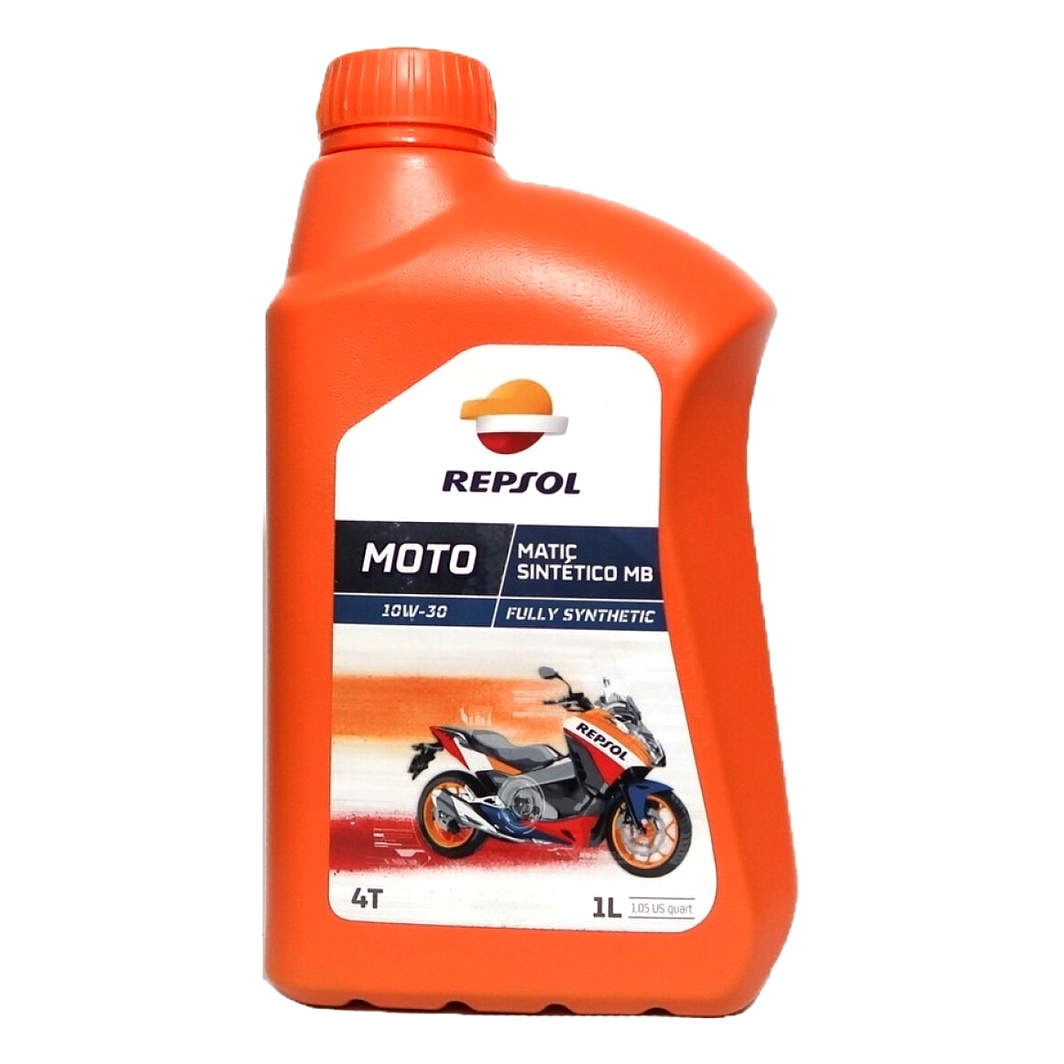 Моторное масло REPSOL Moto Matic Sintetico 4T 10W-30 синтетическое 1 л RP182B51 - zapix