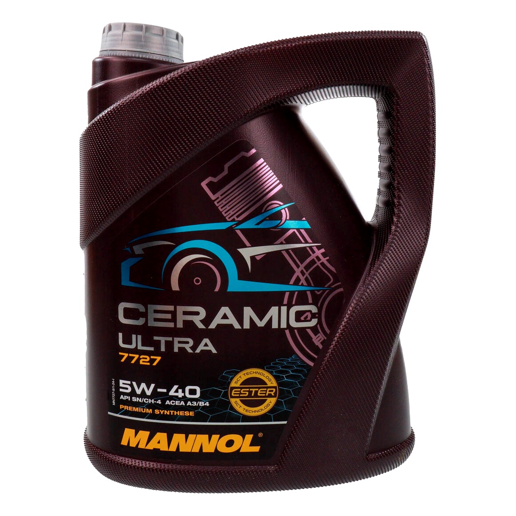 Моторна олива MANNOL Ceramic Ultra 5W-40 5 л (MN77275) - zapix