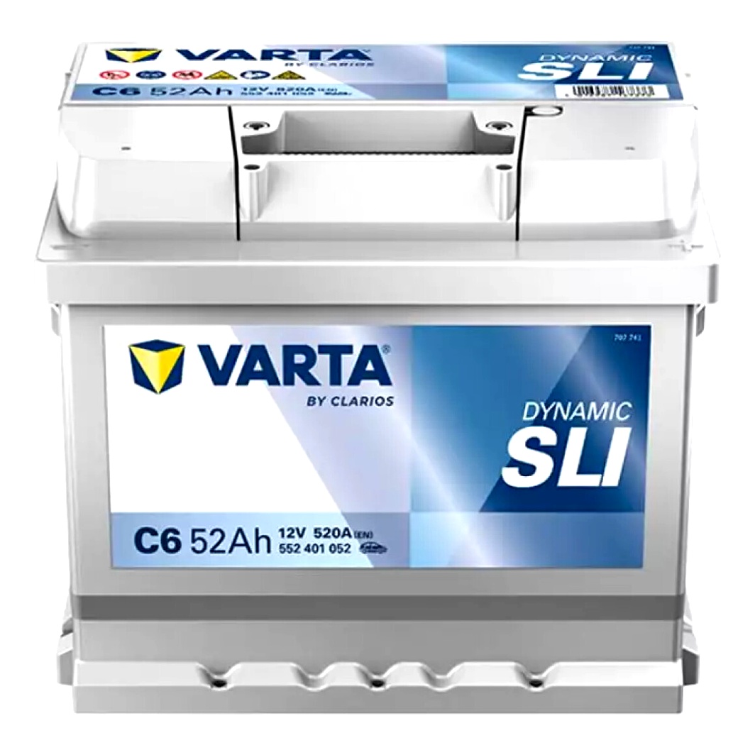 Акумулятор VARTA Dynamic SLI 12V 52Ah 520A R+ 552401052 - zapix