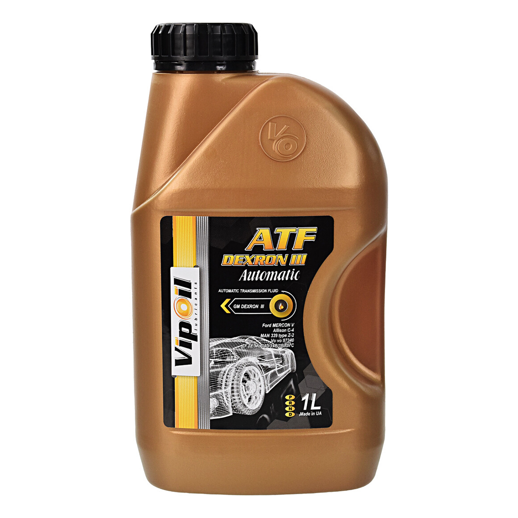 Трансмісійна олива VIPOIL ATF Dexron III 1 л 361683 - zapix