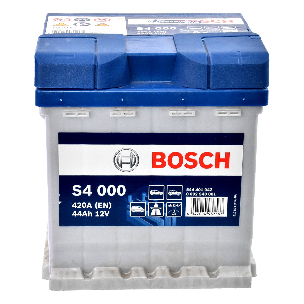 Акумулятор BOSCH S4 Silver 12V 44Ah 420A R+ 0092S40001 - zapix