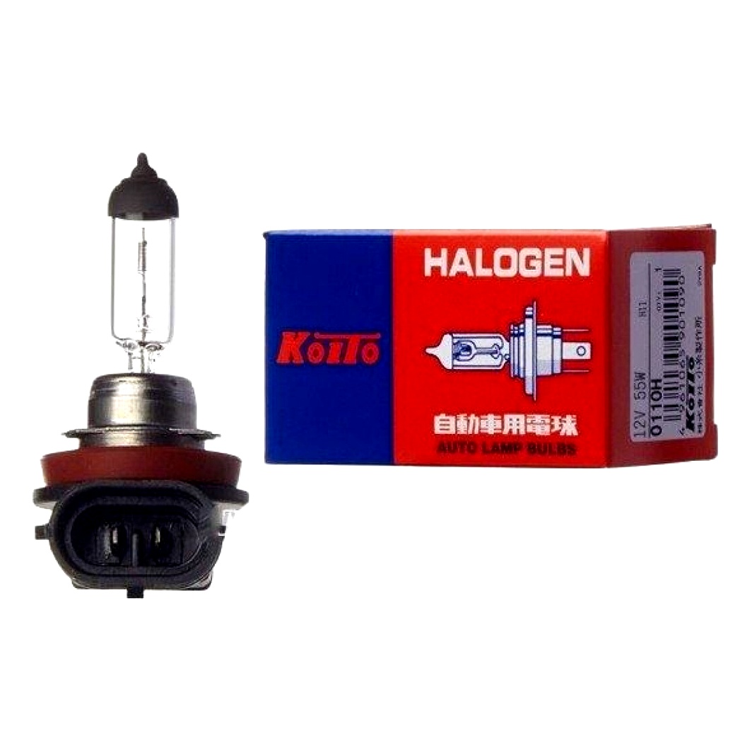 Автолампа галогенова KOITO H11 PGJ19-2 55W 12V прозора 0110H - zapix