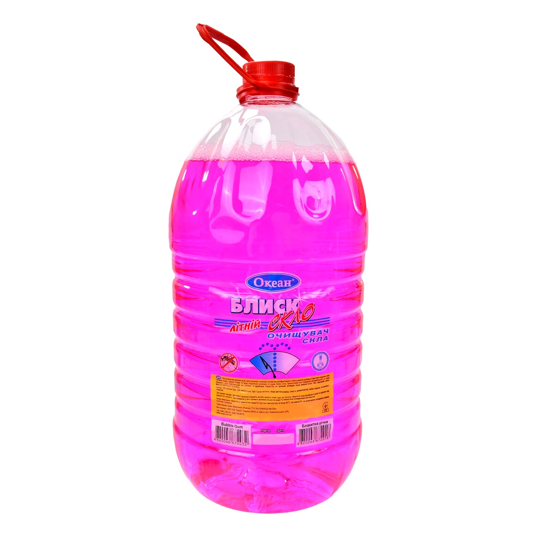 Омыватель стекла готовый летний OCEAN БлескСтекло bubble gum 5 л 4820046672032 - zapix