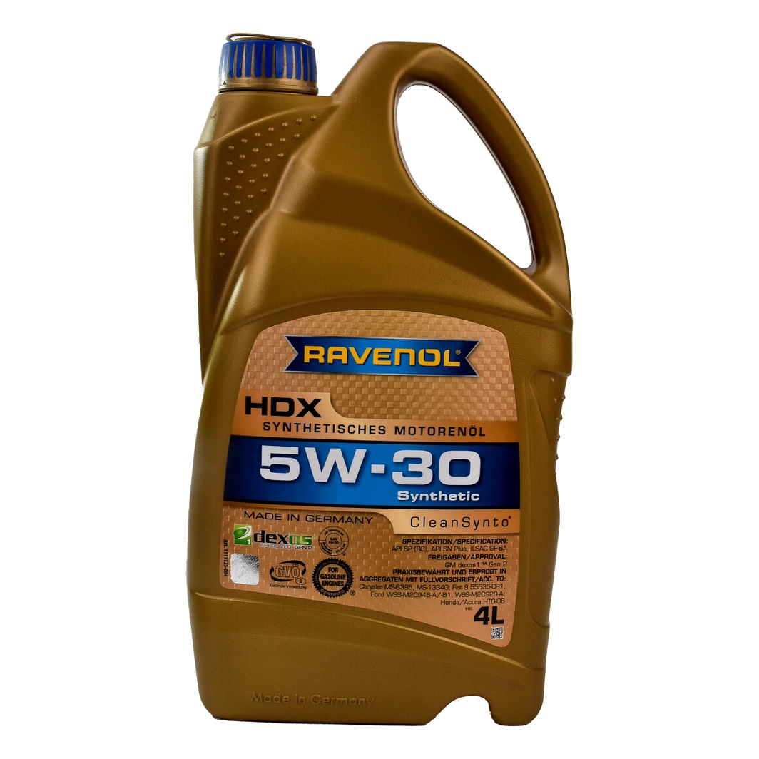 Моторное масло RAVENOL HDX 5W-30 4 л (1111125004) - zapix