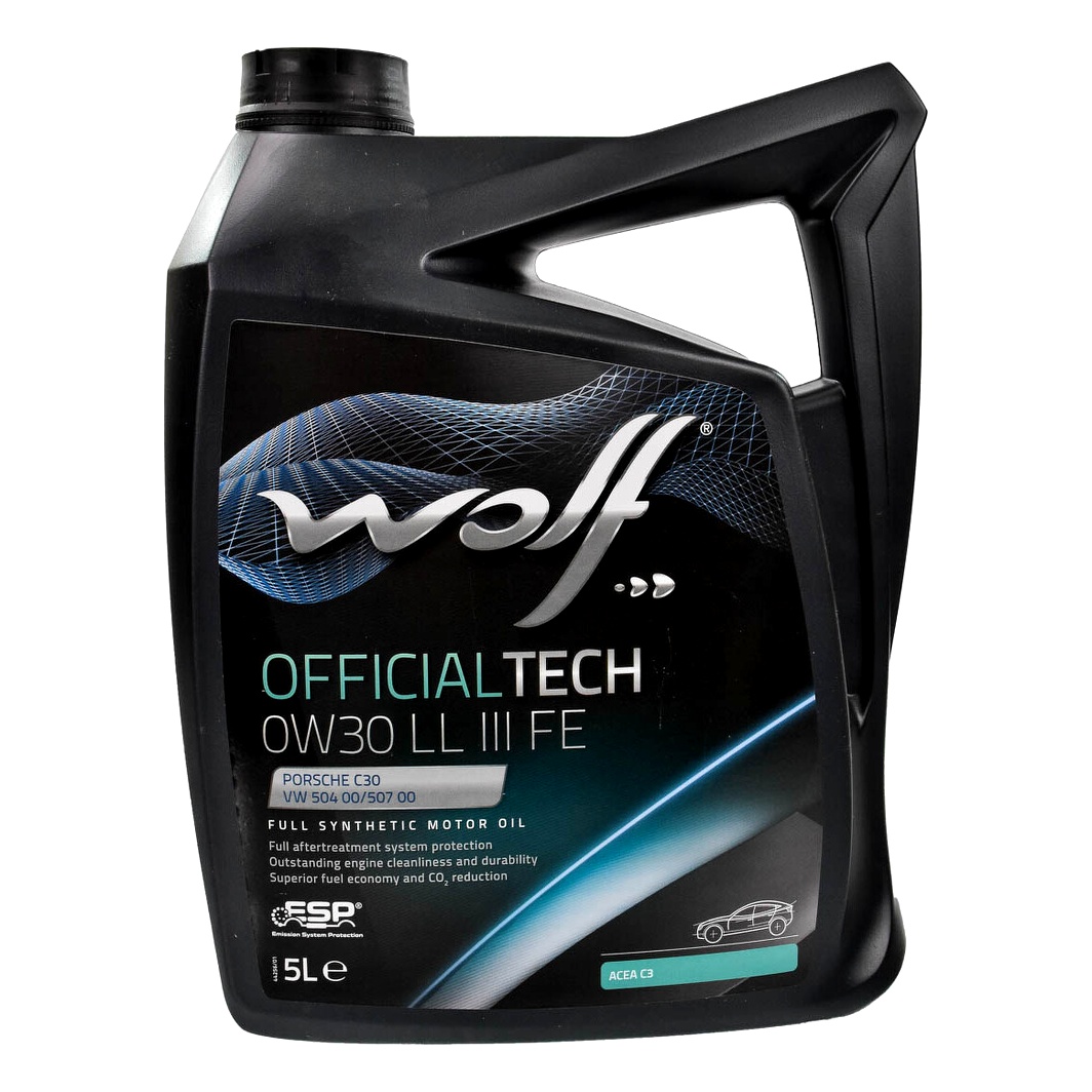 Моторное масло WOLF Officialtech LL III FE 0W-30 5 л (1044344) - zapix