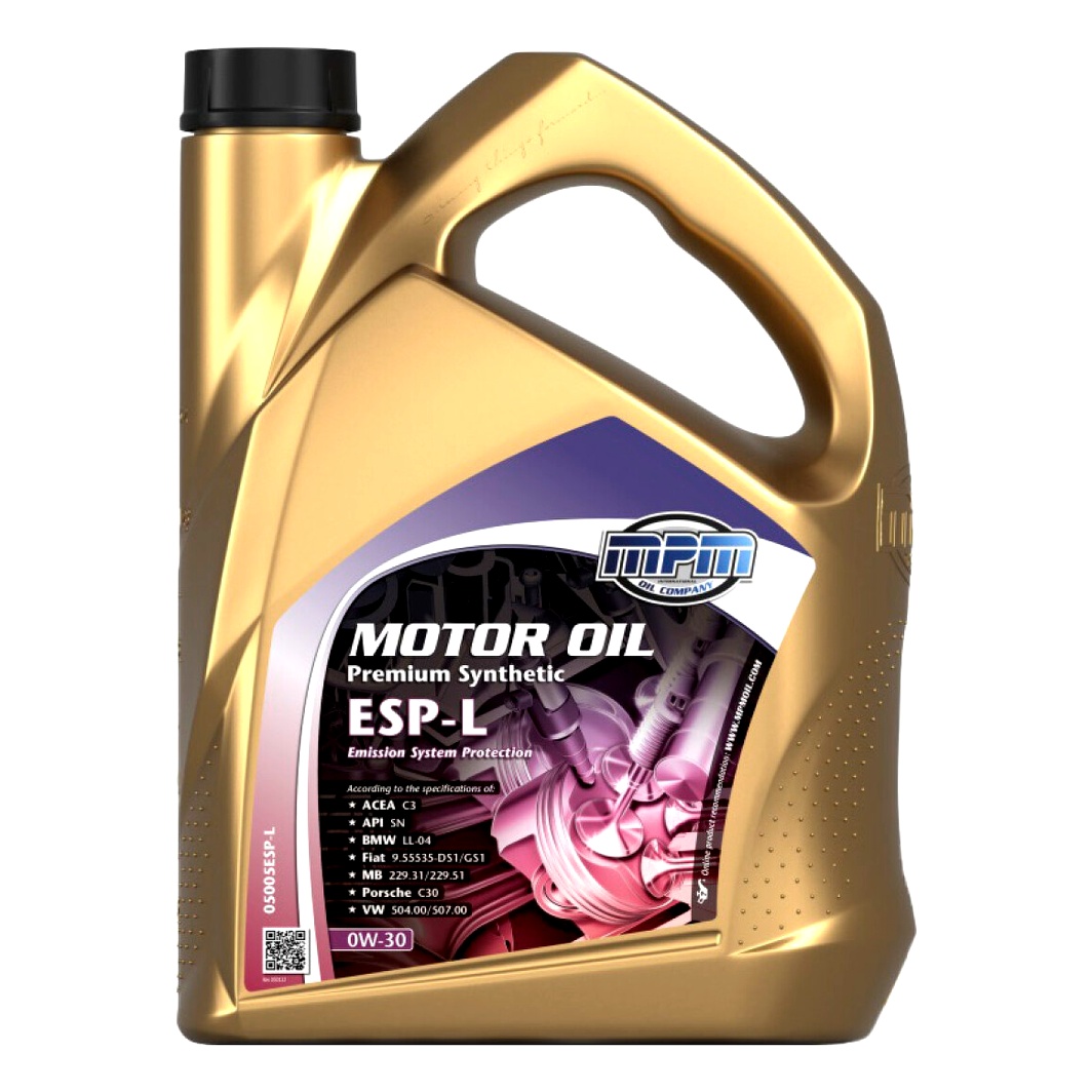 Моторное масло MPM Premium Synthetic ESP-L Emission System Protection 0W-30 5 л (05005ESPL) - zapix