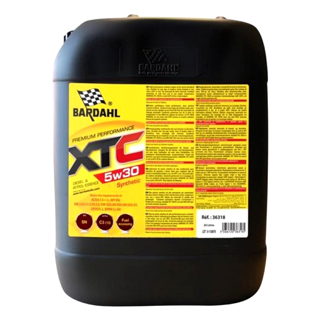 Моторное масло BARDAHL XTC 5W-30 20 л (36318)