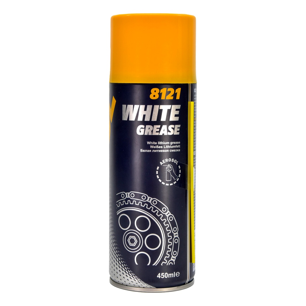 Смазка литиевая MANNOL White Grease для механизмов дверей 450 мл (8121) - zapix