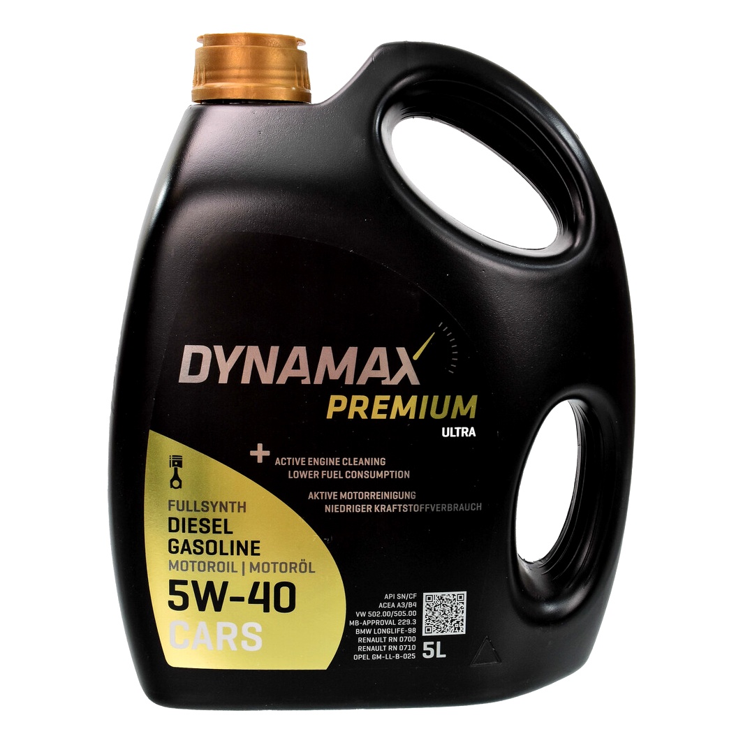 Моторное масло DYNAMAX Premium Ultra 5W-40 5 л (501961) - zapix