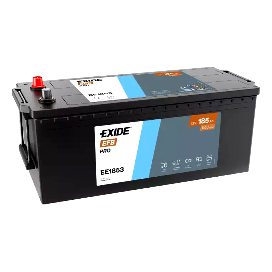 Акумулятор EXIDE EFB Pro 12V 185Ah 1100A L+ EE1853 - zapix