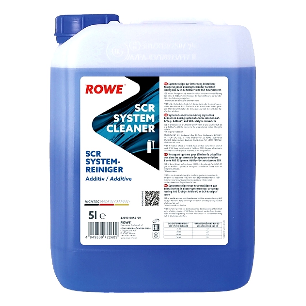 Присадка ROWE HighTec SCR System Cleaner 5000 мл (22017005099) - zapix