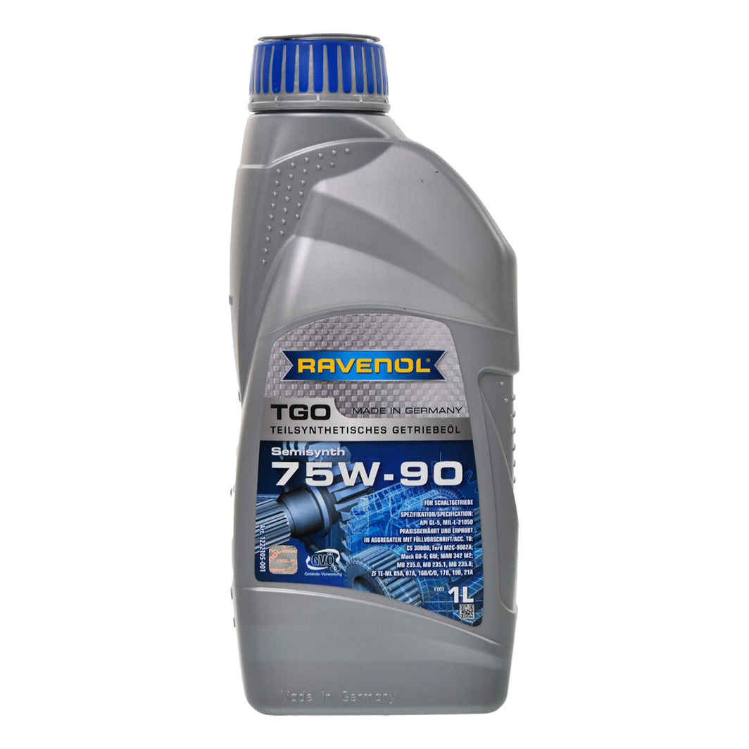 Трансмиссионное масло RAVENOL TGO GL-5 75W-90 1 л 1222105001 - zapix