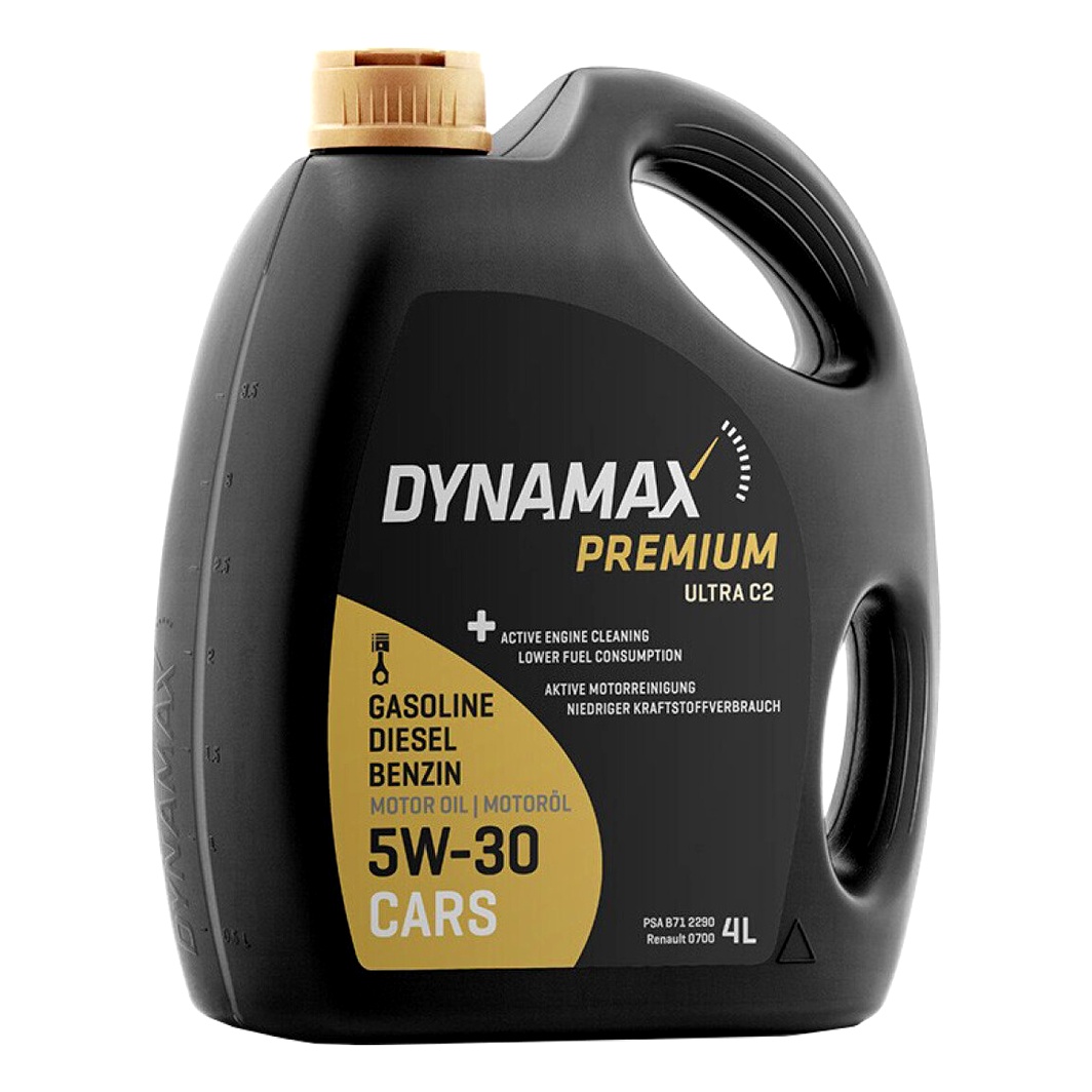 Моторна олива DYNAMAX Premium Ultra C2 5W-30 4 л (502047)