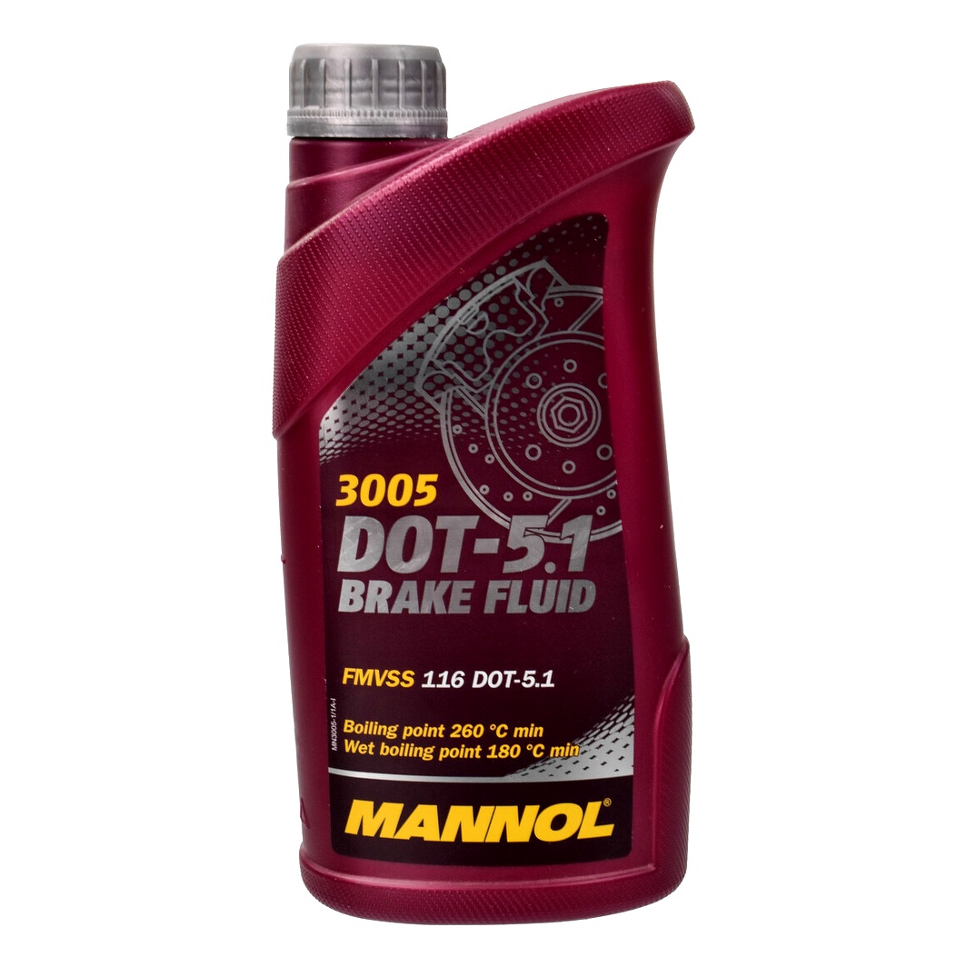 Гальмівна рідина MANNOL DOT 5.1 Brake Fluid пластик 1 л MN30051 - zapix
