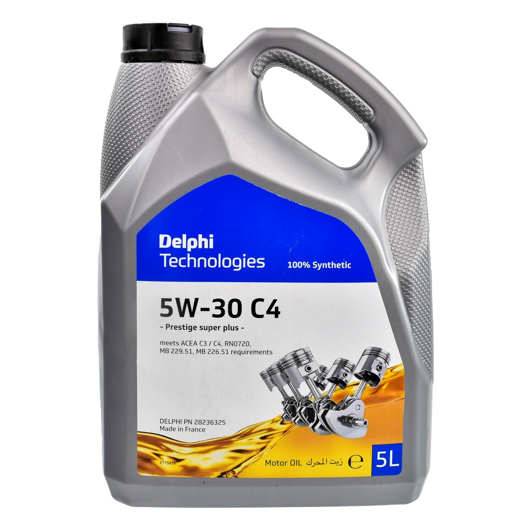 Моторна олива DELPHI Prestige Super Plus C4 5W-30 5 л (28236325) - zapix