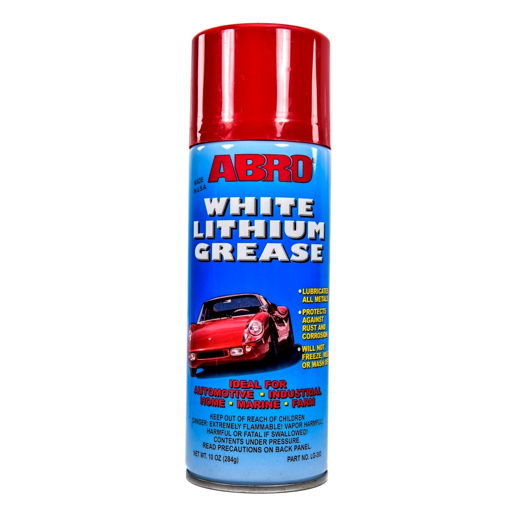Смазка литиевая ABRO White Lithium Grease универсальная 284 мл (LG380) - zapix