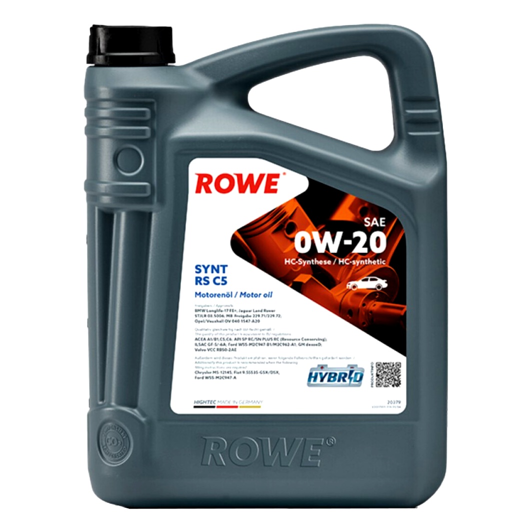 Моторное масло ROWE Synt RS C5 0W-20 4 л (20379004099) - zapix