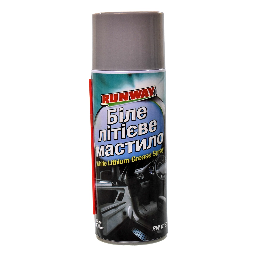Змазка літієва RUNWAY White Lithium Grease універсальна 450 мл (RW6133) - zapix