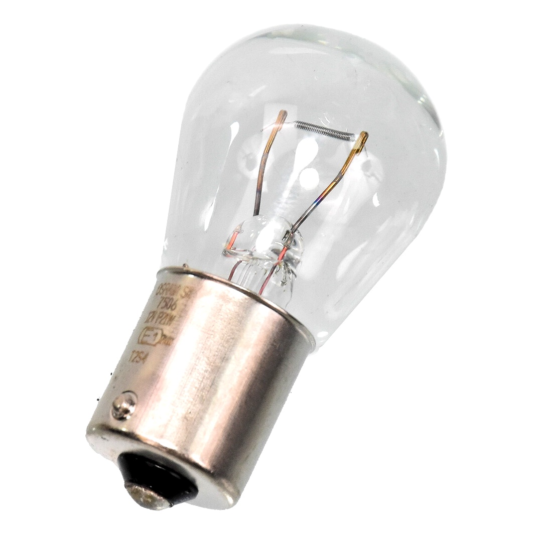 Автолампа розжарювання VAG P21W BA15s 21W 12V прозора N0177322 - zapix