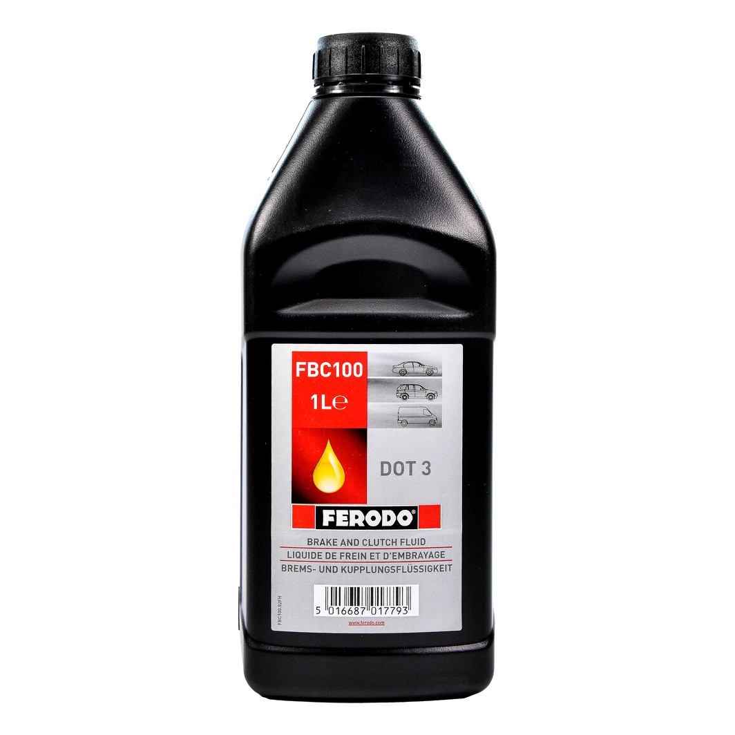Гальмівна рідина FERODO DOT 3 Synthetic пластик 1 л FBC100 - zapix