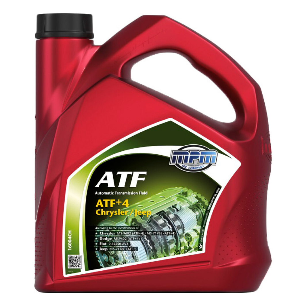 Трансмиссионное масло MPM ATF+ 4 Chrysler/Jeep 4 л 16004CH - zapix