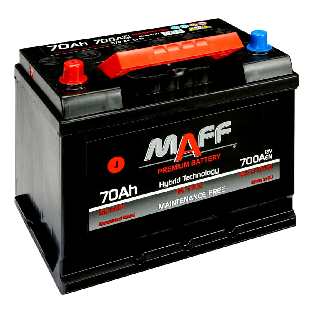 Акумулятор MAFF 12V 70Ah 700A L+ 570E24 - zapix