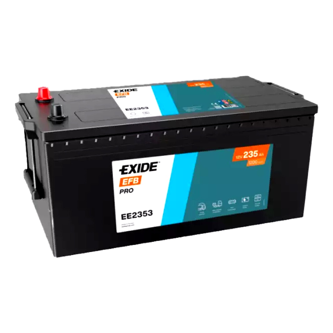 Акумулятор EXIDE EFB Pro 12V 235Ah 1200A L+ EE2353 - zapix