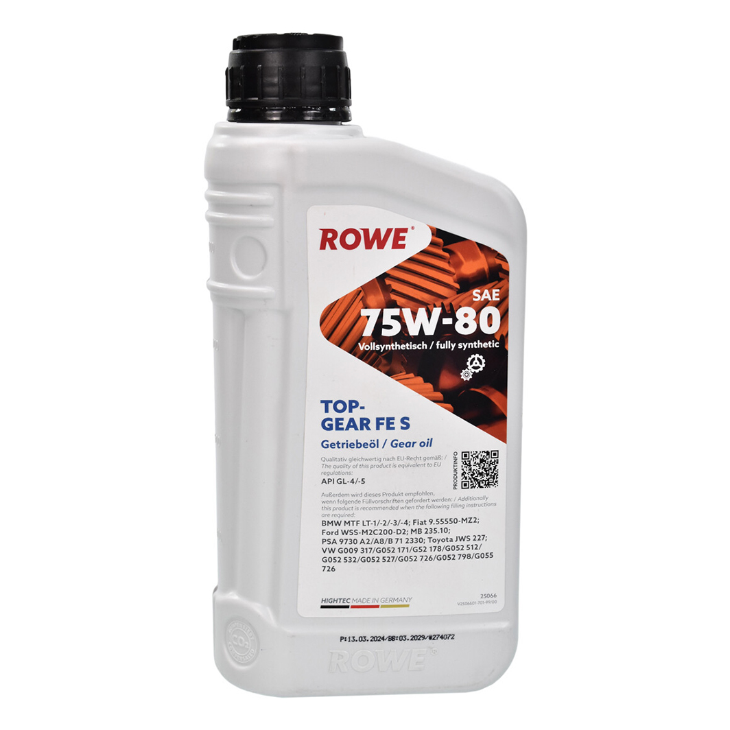 Трансмиссионное масло ROWE Hightec Topgear FE GL-4 / 5 75W-80 1 л 25066001099 - zapix