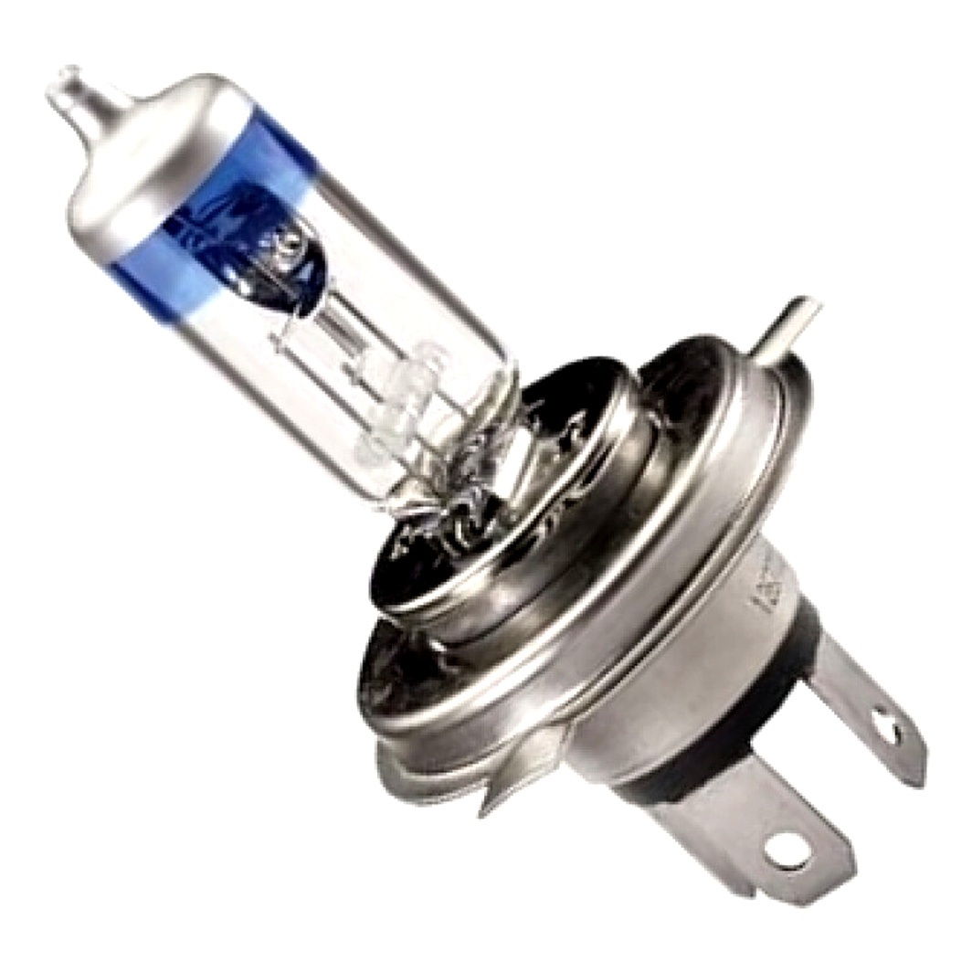Автолампа галогеновая HELLA H4 P43t-38 55W 12V прозрачно-голубая 8GJ002525531 - zapix