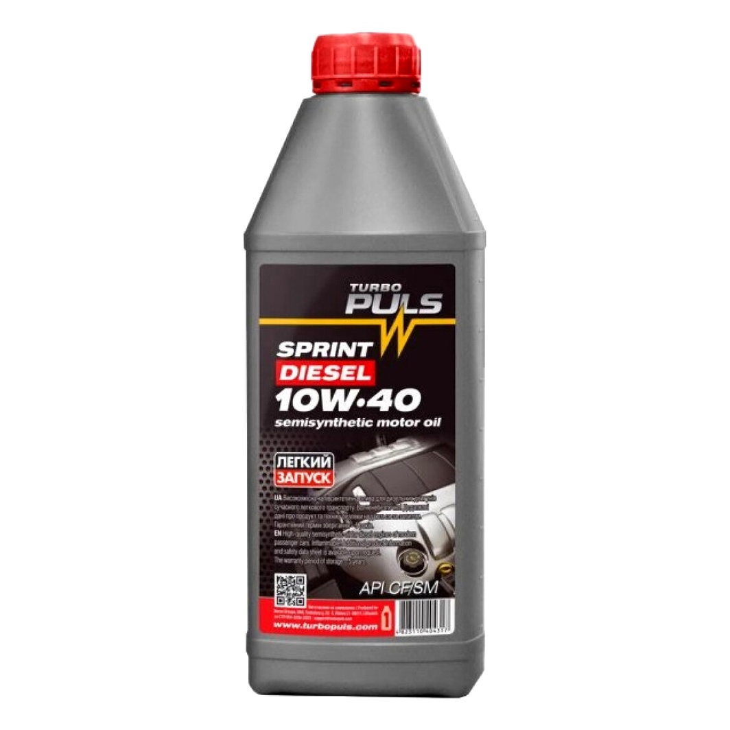 Моторна олива TURBO PULS Sprint Diesel 10W-40 0.85 л (4823110404317) - zapix