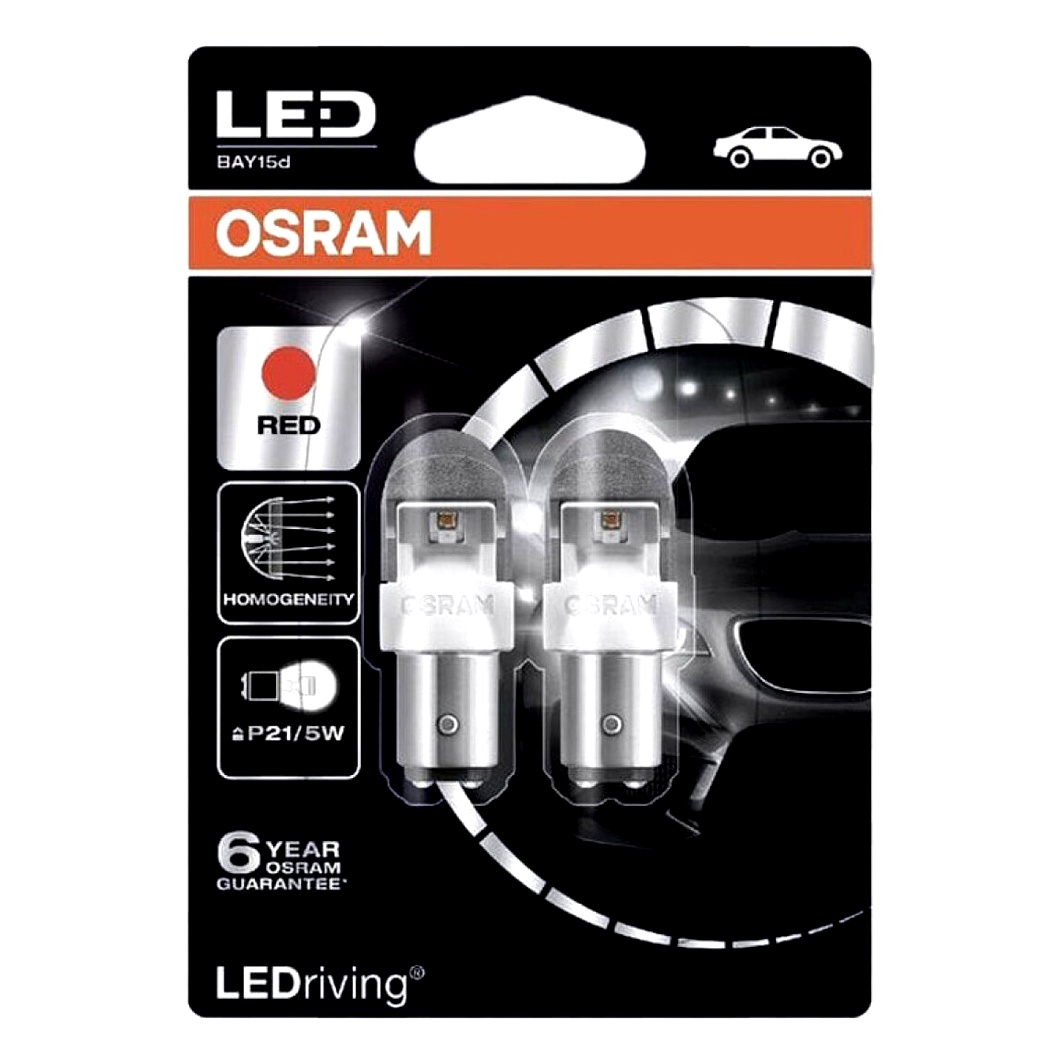 Автолампа LED (світлодіодна) OSRAM P21/5W BAY15d 2W 12V 1557R02B - zapix