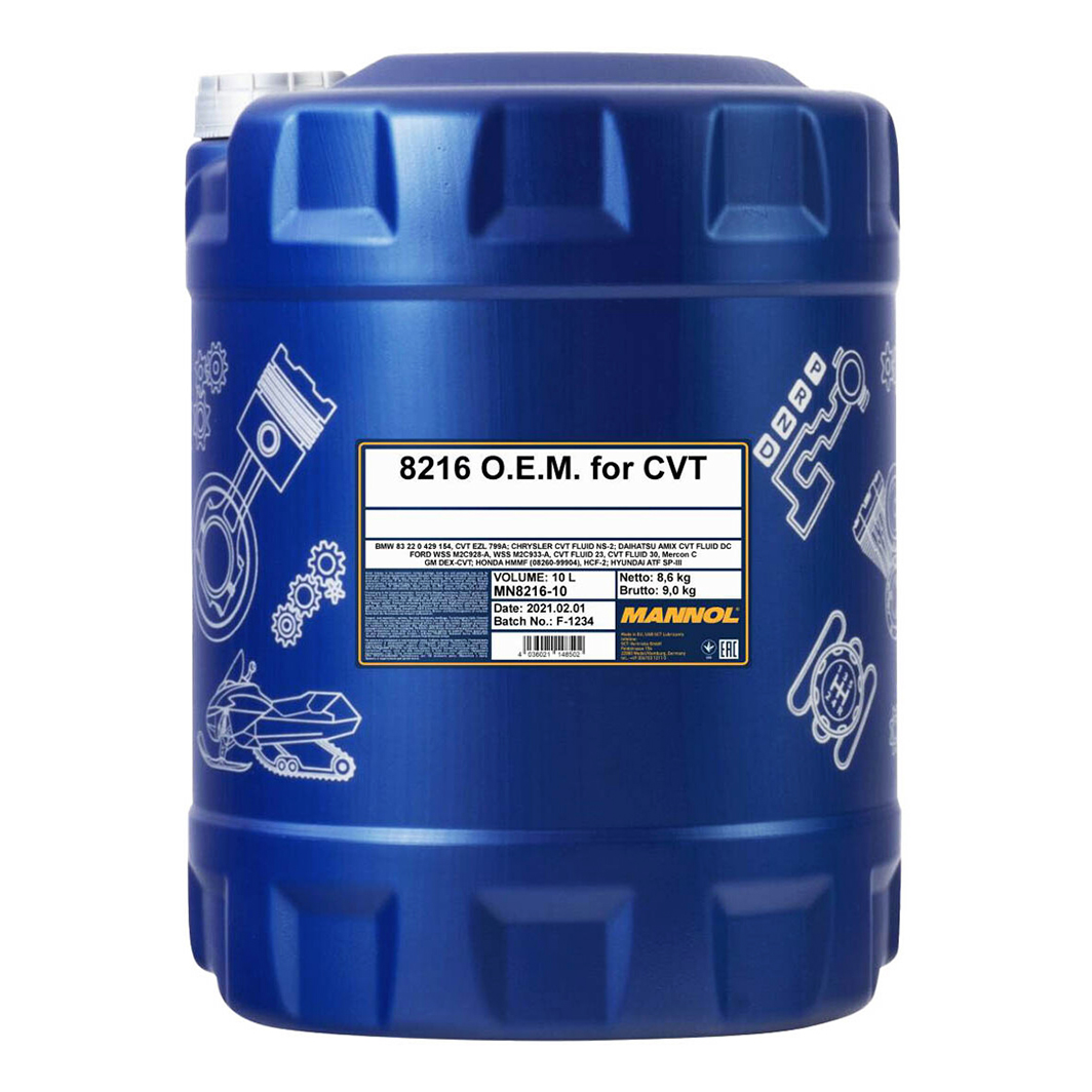 Трансмісійна олива MANNOL O.E.M. for CVT 10 л MN821610 - zapix