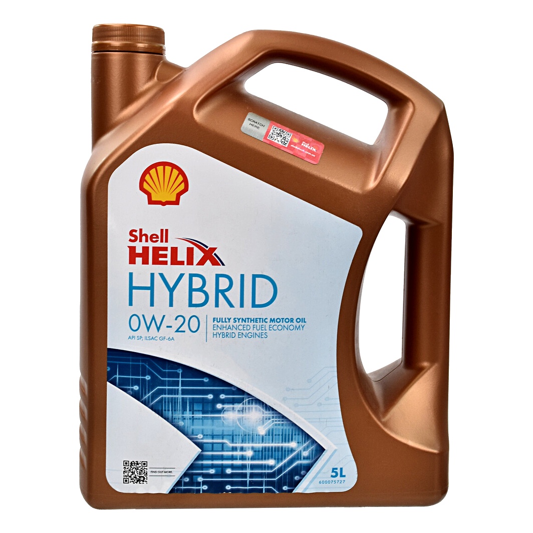 Моторна олива SHELL Helix Ultra Hybrid 0W-20 5 л (550056725)