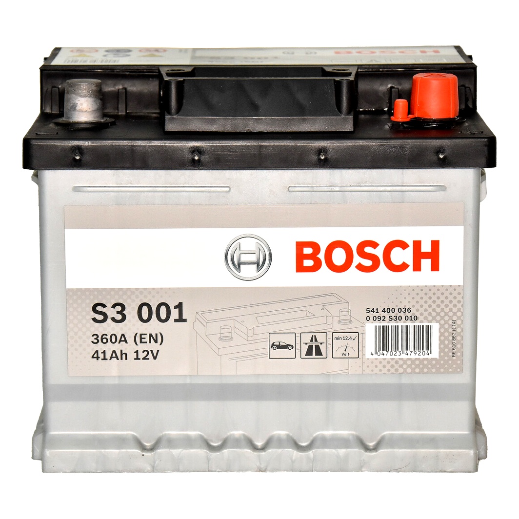 Акумулятор BOSCH S3 12V 41Ah 360A R+ 0092S30010 - zapix