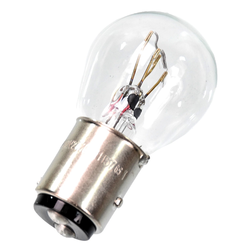 Автолампа накала GM P27/7W BAY15d 8W 12V прозрачная 94535573 - zapix