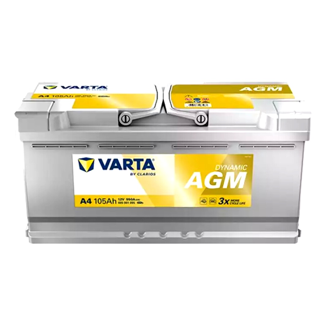 Акумулятор VARTA Dynamic AGM 12V 105Ah 950A R+ 605901095 - zapix