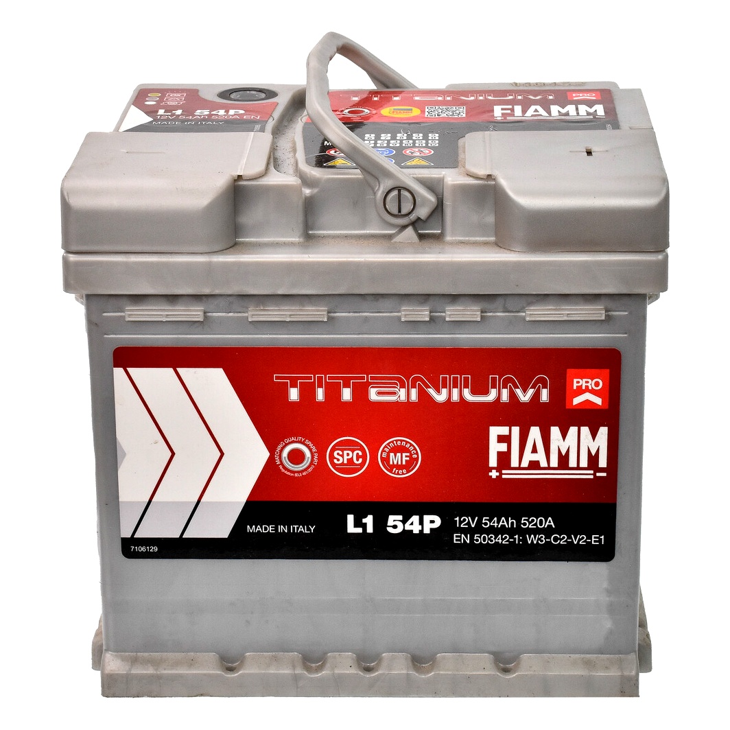 Акумулятор FIAMM Titanium Pro 12V 54Ah 520A R+ L154P - zapix